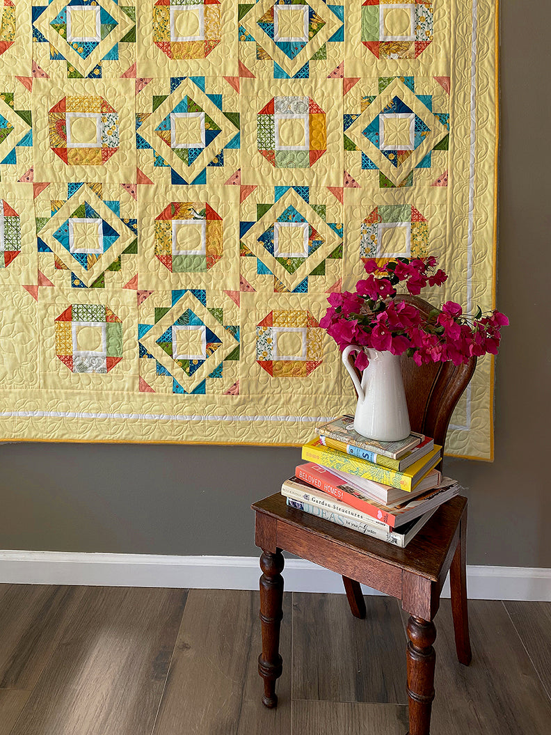 FAIR and SQUARE Digital PDF Quilt Pattern by Robin Pickens / Layer Cake friendly /Square 71" size