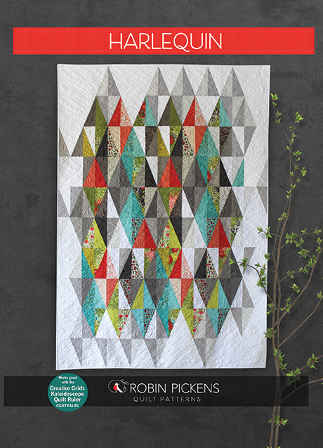 Harlequin Quilt Pattern (printed booklet) by Robin Pickens