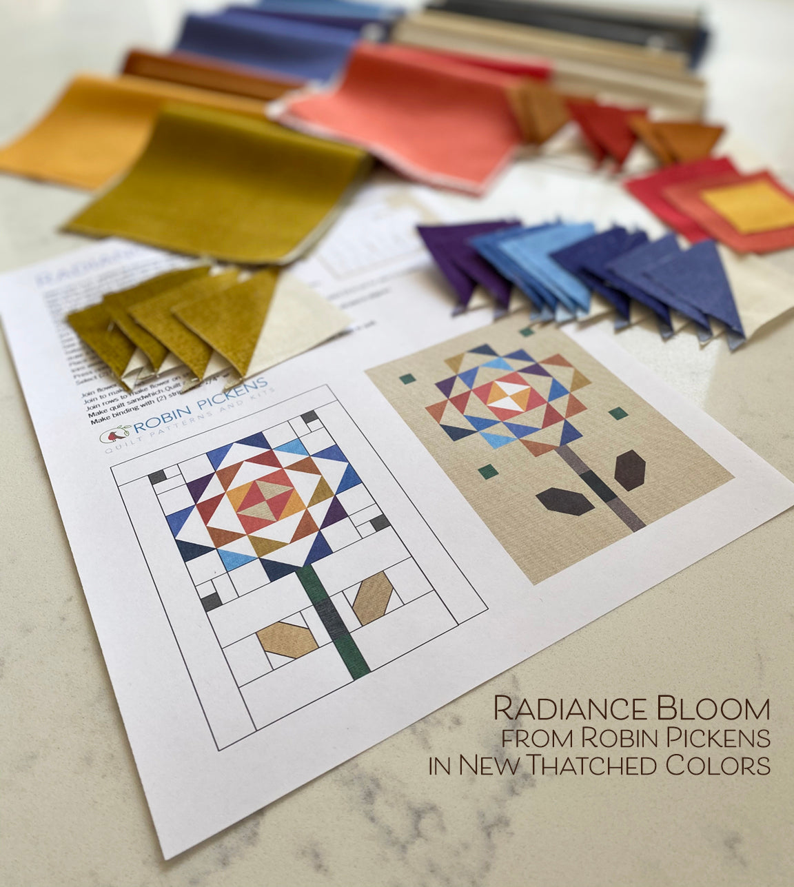 Radiance Bloom Mini Quilt_Digital PDF