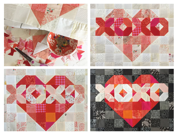 XOXO Heart Mini Quilt_Digital PDF