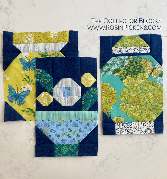 The Collector 67 1/2 x 65" quilt pattern_printed booklet