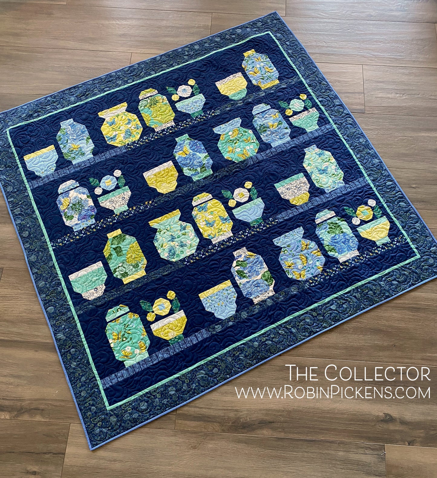 The Collector 67 1/2 x 65"_Digital PDF quilt pattern