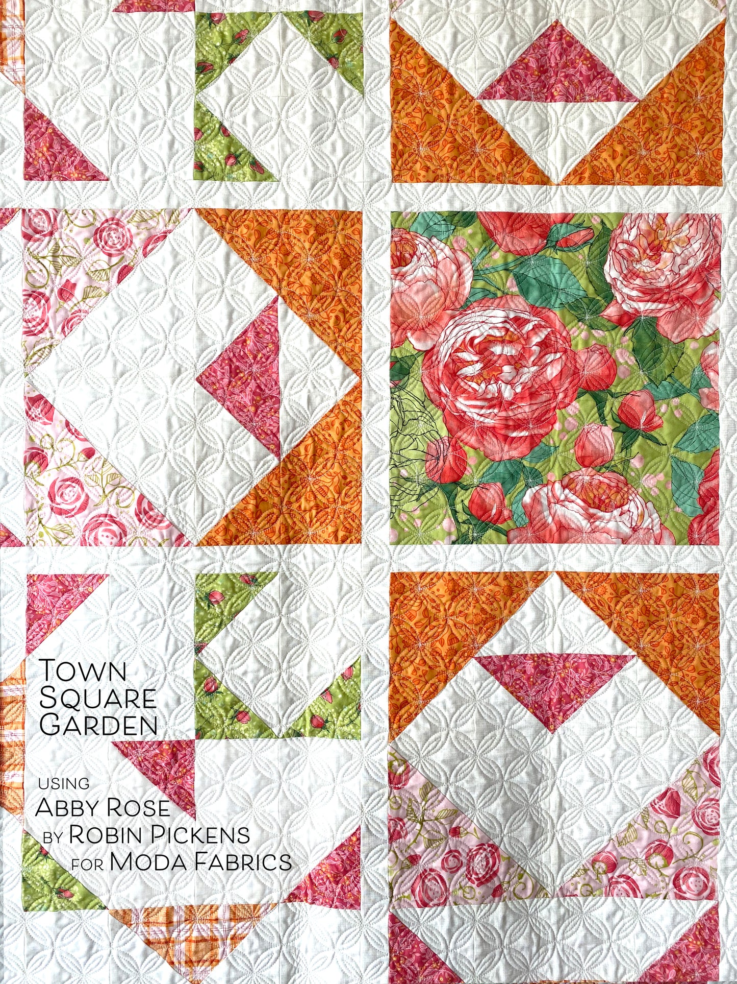 TOWN SQUARE GARDEN Quilt Pattern (printed booklet) by Robin Pickens