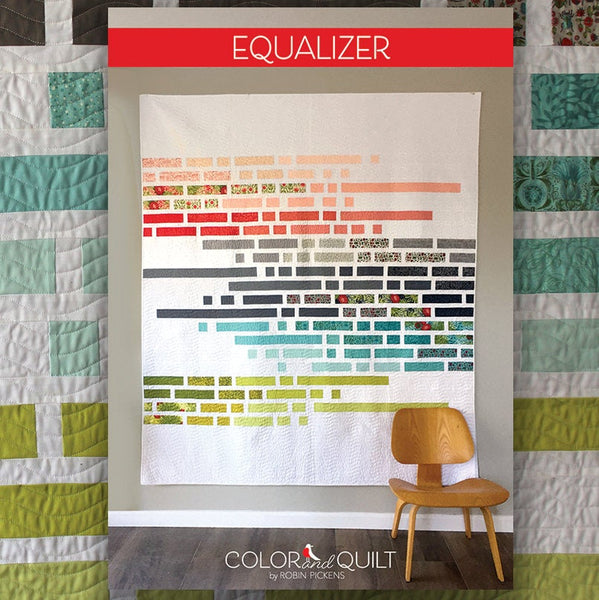 Equalizer (printed booklet) Quilt Pattern by Robin Pickens, Double or Full Size