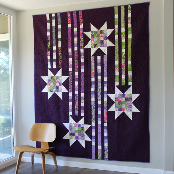 SHOWERING STARS (printed booklet) Quilt Pattern by Robin Pickens