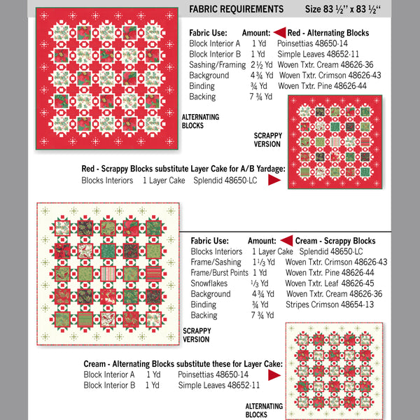 JOY AND DELIGHT Digital Pdf Quilt Pattern by Robin Pickens- layer cake friendly or yardage