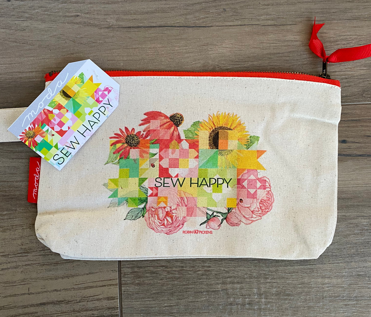 Sew Happy Zipper Pouch